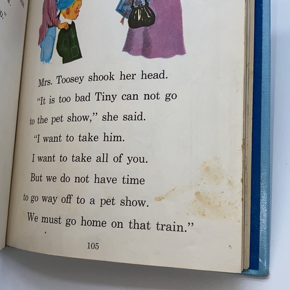 1950s Tiny Toosey’s Birthday Primary Grade Hardcover Reader - Picture 11 of 12